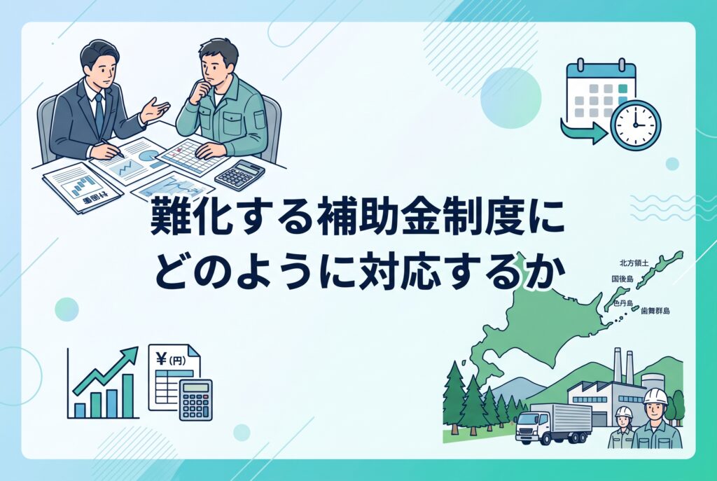 難化する補助金制度